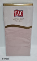 Набор наволочек Tac сатин pembe розовый 50х70 см из 2 шт