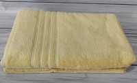 Набор махровых полотенец Soft Cotton Aria из 2 шт (50х90 см + 75х150 см) желтый