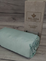 Простынь на резинке 160х200 см. + 2 наволочки 50х70 см. Belizza mint