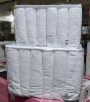 Набор махровых полотенец для отеля Турция Havlu white из 6 шт. 50х90 см.