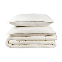 Набор одеяло с подушками Karaca Home Cotton хлопковый 195х215 см евро
