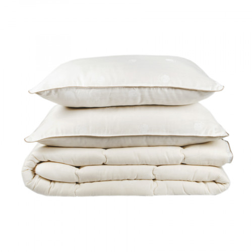 Набор одеяло с подушками Karaca Home Cotton хлопковый 195х215 см евро