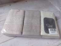 Набор махровых полотенец Sikel Cotton Ribella V1 30х50 см 6 шт.