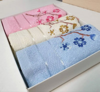 Набор кухонных полотенец Coton Delux Sakura v.3 30х50 см 3 шт.