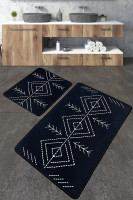 Набор ковриков для ванной Chilai Home LAU BEYAZ 60x100 см + 50x60 см