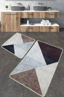 Набор ковриков для ванной Chilai Home PHELL BEJ 60x100 см + 50x60 см