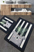 Набор ковриков для ванной Chilai Home ROVIO 60x100 см + 50x60 см