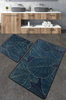 Набор ковриков для ванной Chilai Home ZELENO 60x100 см + 50x60 см