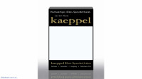 Простынь на резинке фланель Kaeppel 90-100х200+25 см белая