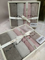 Набор махровых полотенец для рук Sikel из 4-х штук 30х50 см, модель 6
