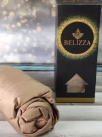 Простынь на резинке Belizza 160х200 см+30 см + 2 шт наволочки 50х70 см, модель 6