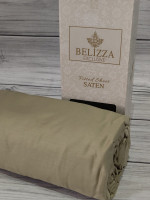 Простынь на резинке Belizza 180х200 см+30 см + 2 шт наволочки 50х70 см, модель 20