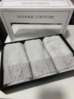 Набор махровых полотенец для рук MyHome Country 30x50 см, модель 10