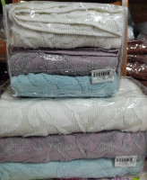 Набор махровых полотенец Cestepe Micro Cotton из 3 штук 50х90 см, модель 9