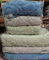 Набор махровых полотенец Cestepe Micro Cotton из 3 штук 70х140 см, модель 8