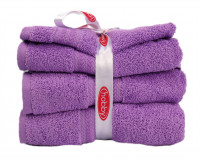 Набор полотенец Hobby RAINBOW Lila фиолетовый 30x50 см + 50x90 см + 70x140 см (3шт.)