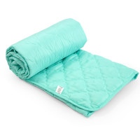 Одеяло Руно силиконовое летнее "Легкость" бирюзовое 140x205 см
