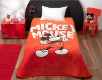 Плед детский Tac Disney Mickey Mouse classic red 160x220 см