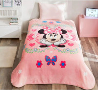 Плед детский Tac Disney Minnie Mouse pink Garden 160x220 см