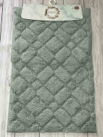 Набор ковриков для ванной Pammuks из 2-х штук 50х60 см + 60х100 см, модель 2
