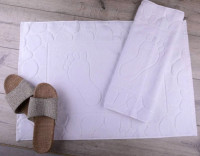 Полотенце для ног махровое SoundSleep Lite белое 50х70 см