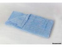 Полотенце микрокоттон Arya Lauren голубой 50х90 см