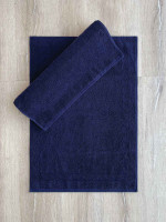 Набор полотенец для ног Cotton Box из 2 шт. 50х70 см темно-синий