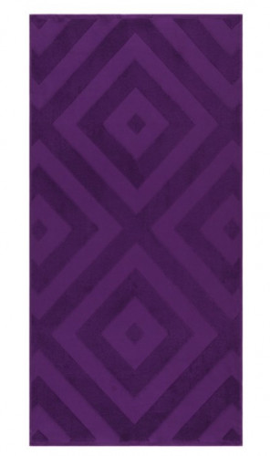 Пляжное полотенце Maisonette Mar Maris Peshtemal фиолетовое 350 г/м2 75х150 см