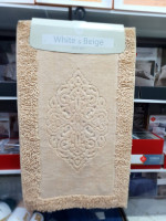 Набор ковриков из 2-х штук White Beige 50x60 см + 60x100 см, модель 1