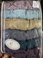 Набор махровых полотенец Doruk из 6-ти шт Мод.2 50х90 см