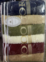 Набор махровых полотенец Doruk из 6-ти шт Мод.3 50х90 см