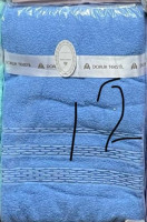 Махровая простынь Doruk Tekstil 150x200 см синяя