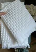 Набор вафельных полотенец Sikel из 2-х штук 50х90 см + 70х140 см белый