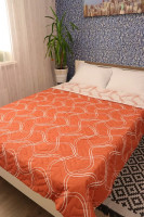 Стеганый пододеяльник-одеяло 4 сезона LightHouse Weave-Orange 200х220 см