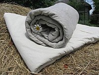 Льняное одеяло Lintex в хлопковом чехле демисезонное 170х205 см.