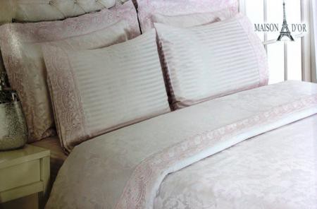 Maison D'or нежно-розовый двуспальный