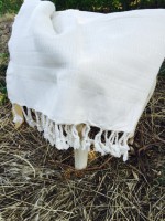 Полотенце пляжное Buldans Harman beyaz 100х180 см