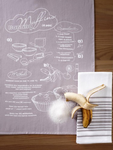 Набор полотенец для кухни Pavia Banana Muffins 40х60 см. - 2 шт.