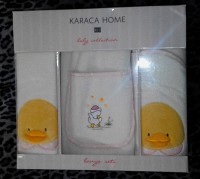 Набор для купания Karaca Home Duck розовый для малышей (12-24 мес.)