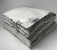 Одеяло Iglen Royal Series Climate - comfort 100% белый пух кассетное 160x215 см