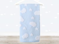 Полотенце детское Irya Cloud 70x120 см голубое