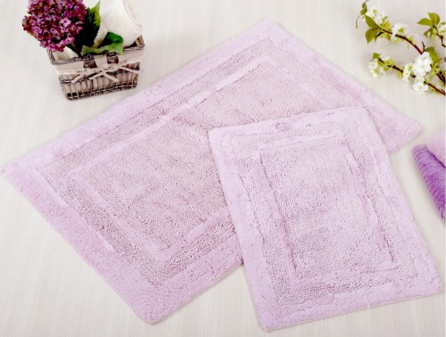 Набор ковриков для ванной Irya Superior lila лиловый 60x90 см + 40x60 см