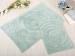 Набор ковриков для ванной Irya Waves mint ментоловый 60x90 см + 40x60 см