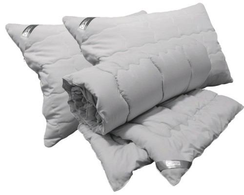 Набор Руно Grey 925.52 одеяло 200x220 см + 2 подушки 50x70 см