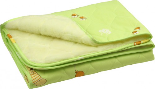 Одеяло-плед Руно детское ПУЗАТИК 320ОУ салатовое 105x140 см