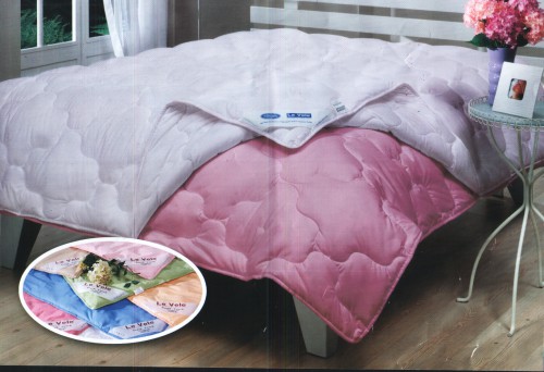 Одеяло Le Vele двухслойное Nano зима-лето розовое 195x215 см
