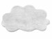 Коврик в детскую Irya Cloud beyaz белый 50x80 см