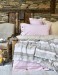 Набор Karaca Home Woodley Pembe 2018-1 розовый с пледом евро