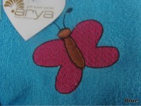 Набор полотенец Arya Butterfly голубой 40x60см - 4 шт.