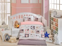 Hobby Poplin Sweet Home  розовый для новорожденных
